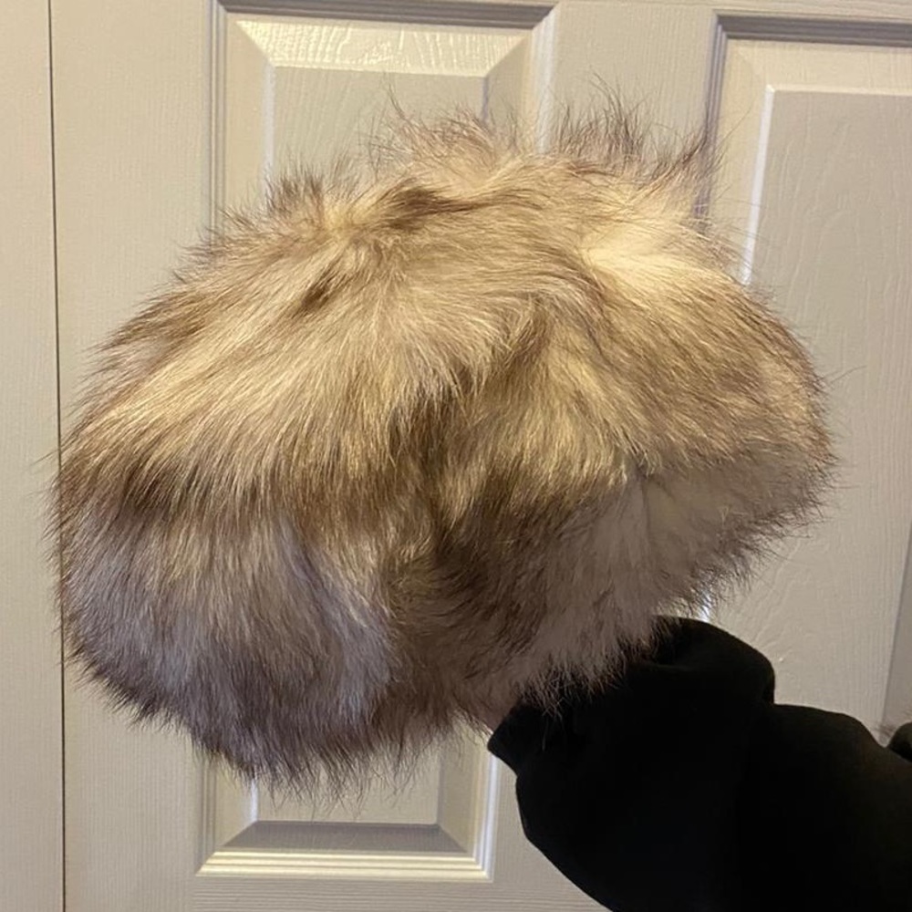 Fox fur hat